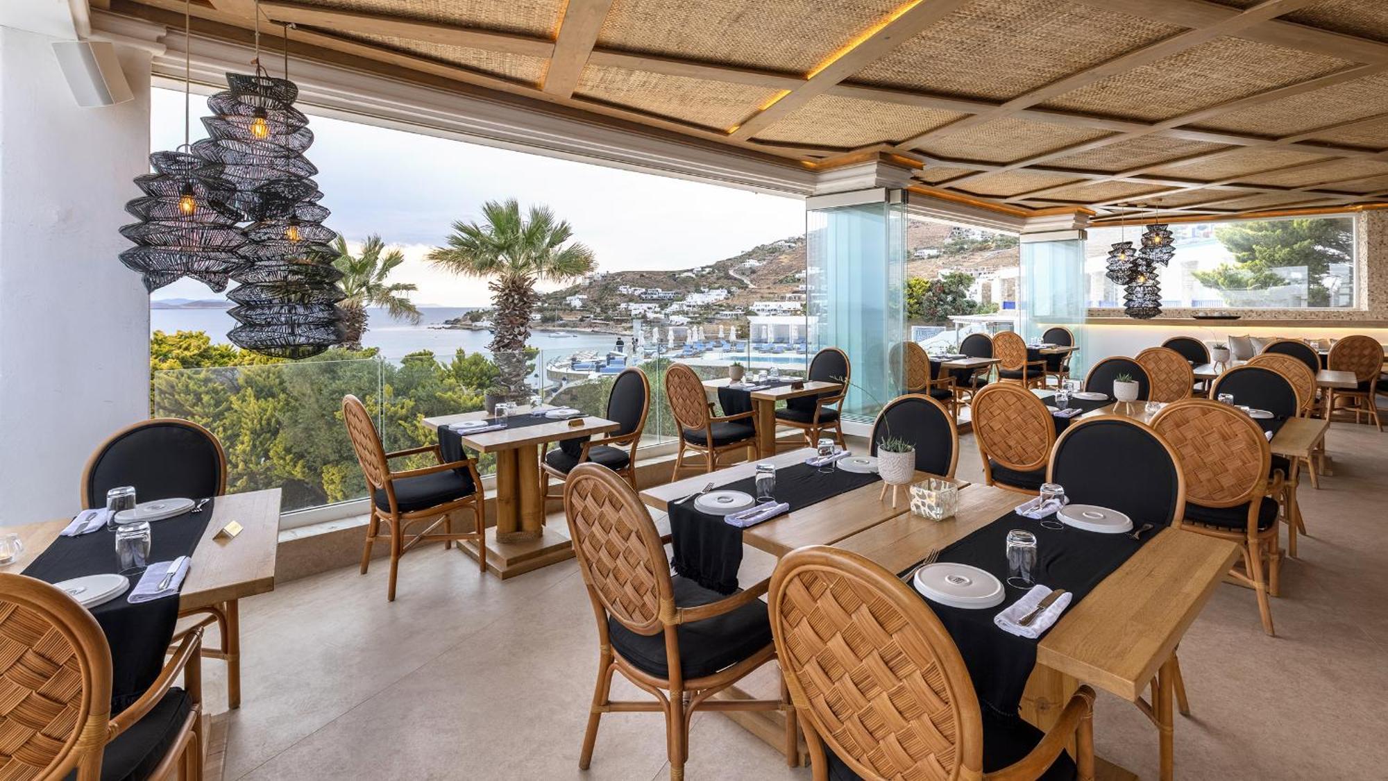เซนต์จอห์น โฮเต็ล วิลลา แอนด์ สปา Hotel Agios Ioannis Diakoftis ภายนอก รูปภาพ Restaurant