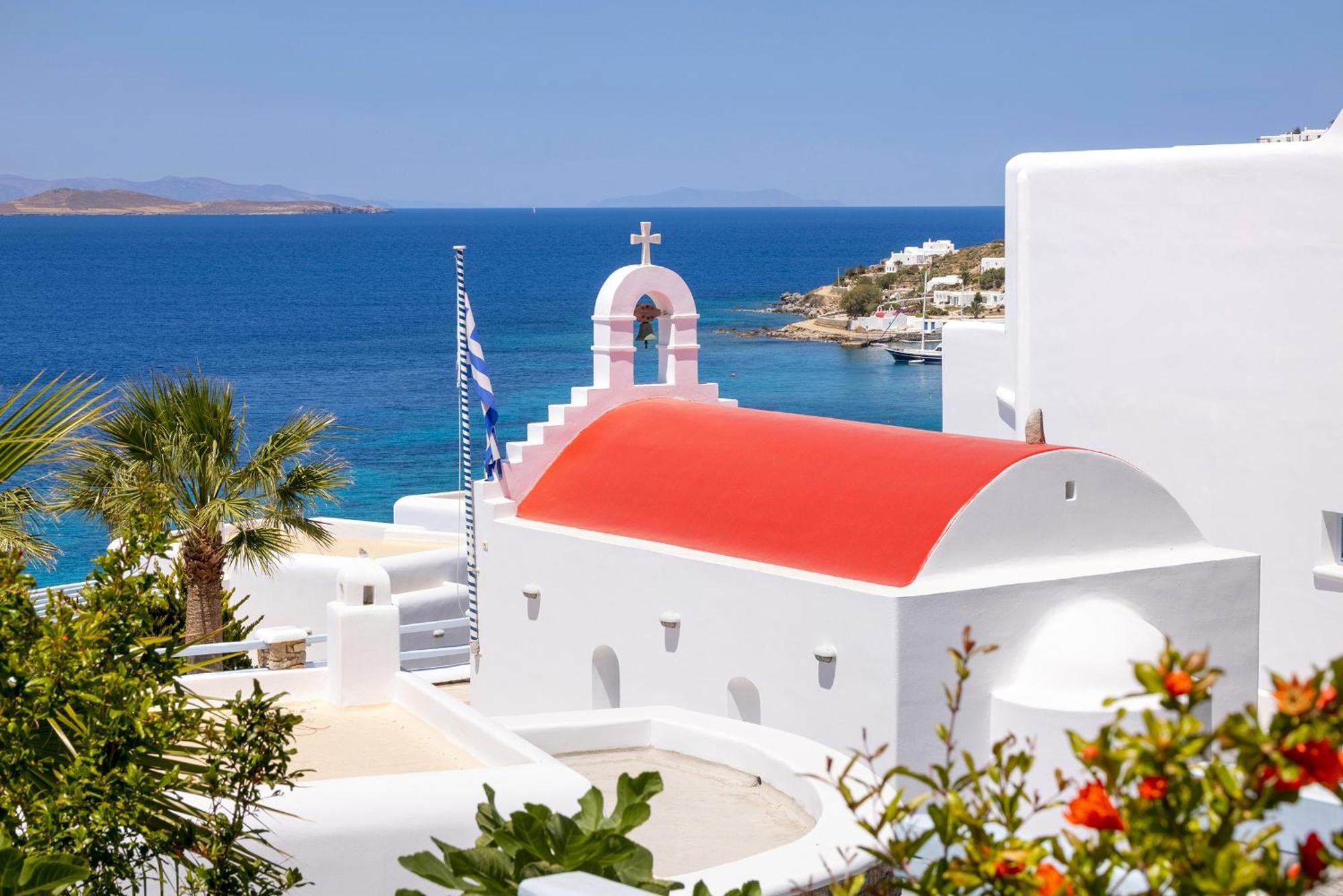 เซนต์จอห์น โฮเต็ล วิลลา แอนด์ สปา Hotel Agios Ioannis Diakoftis ภายนอก รูปภาพ The church of Panagia Filotitissa