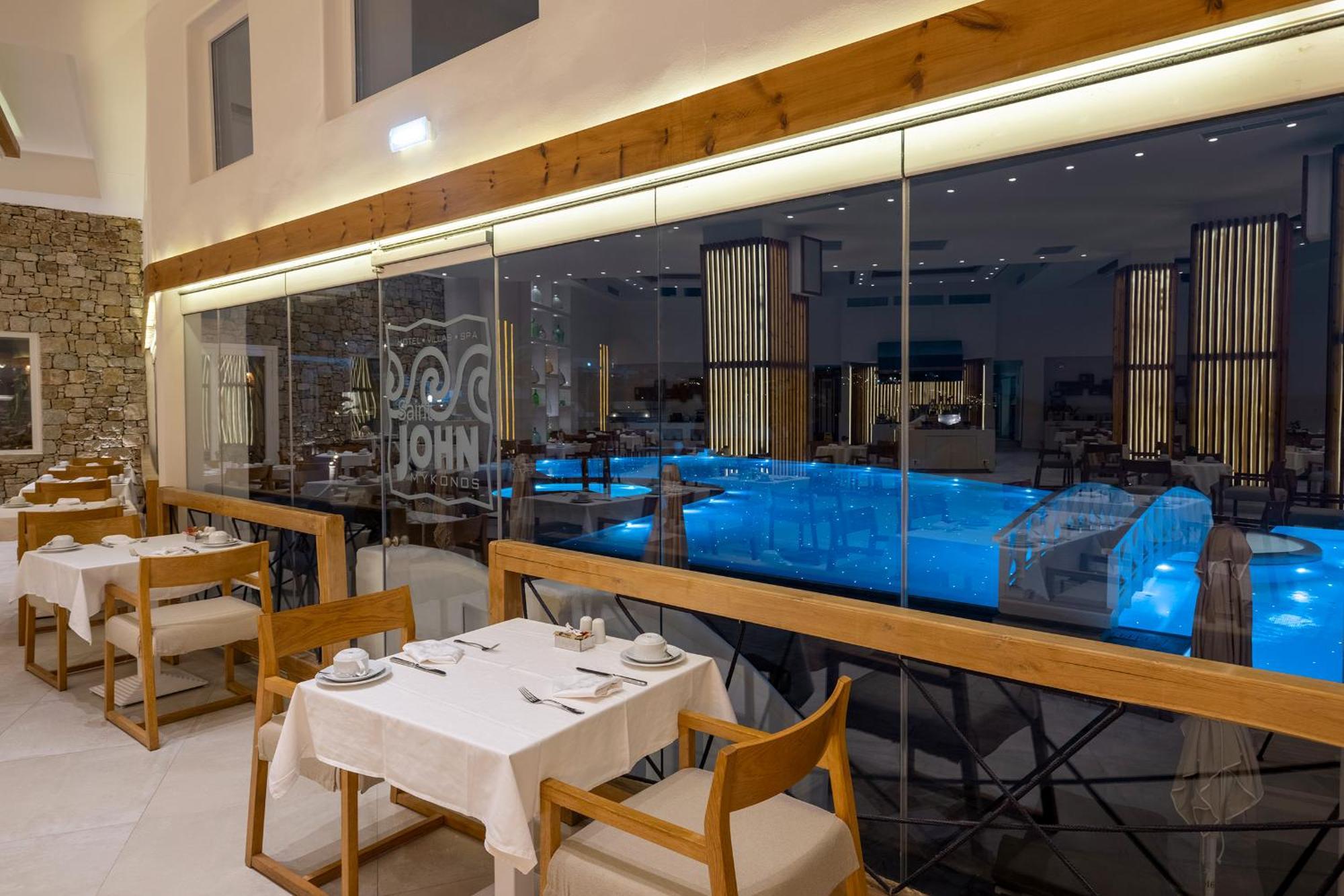 เซนต์จอห์น โฮเต็ล วิลลา แอนด์ สปา Hotel Agios Ioannis Diakoftis ภายนอก รูปภาพ The restaurant