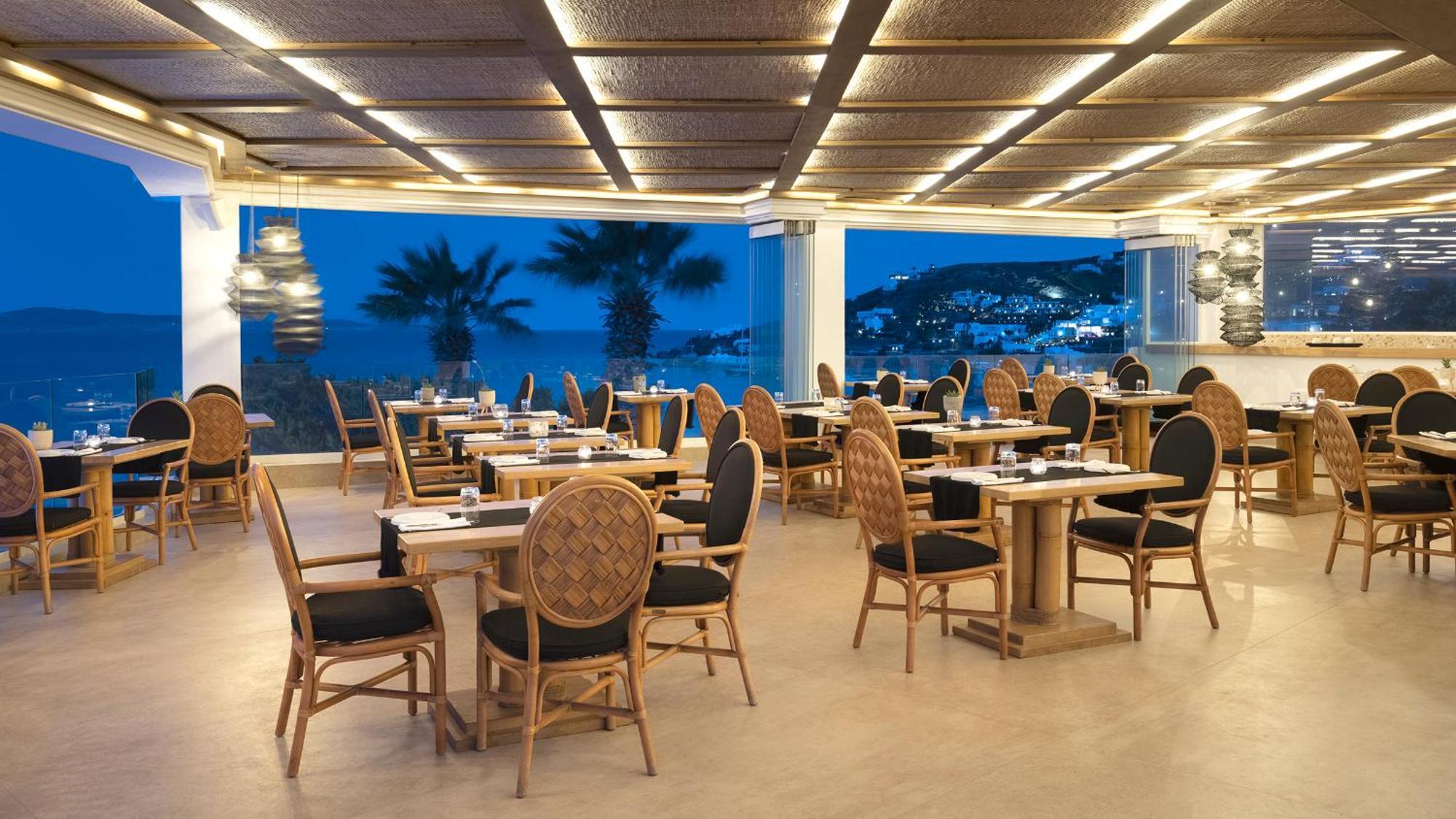 เซนต์จอห์น โฮเต็ล วิลลา แอนด์ สปา Hotel Agios Ioannis Diakoftis ภายนอก รูปภาพ The restaurant