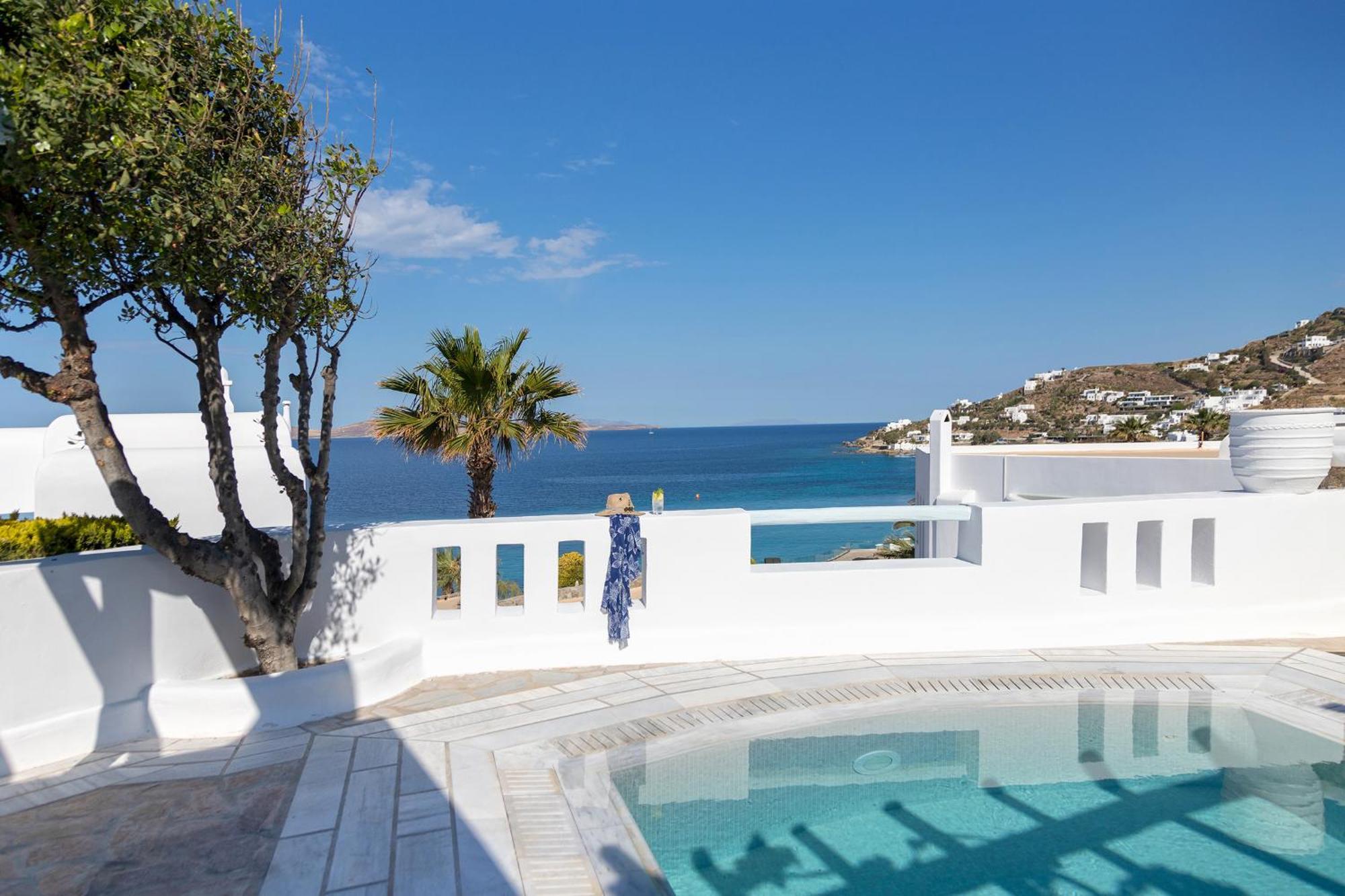 เซนต์จอห์น โฮเต็ล วิลลา แอนด์ สปา Hotel Agios Ioannis Diakoftis ภายนอก รูปภาพ Mykonos